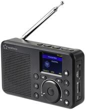 Renkforce RF-IR-200 Internet Tischradio Internetradio DAB+ UKW Bluetooth DLNA SD wiederaufladbar schwarz