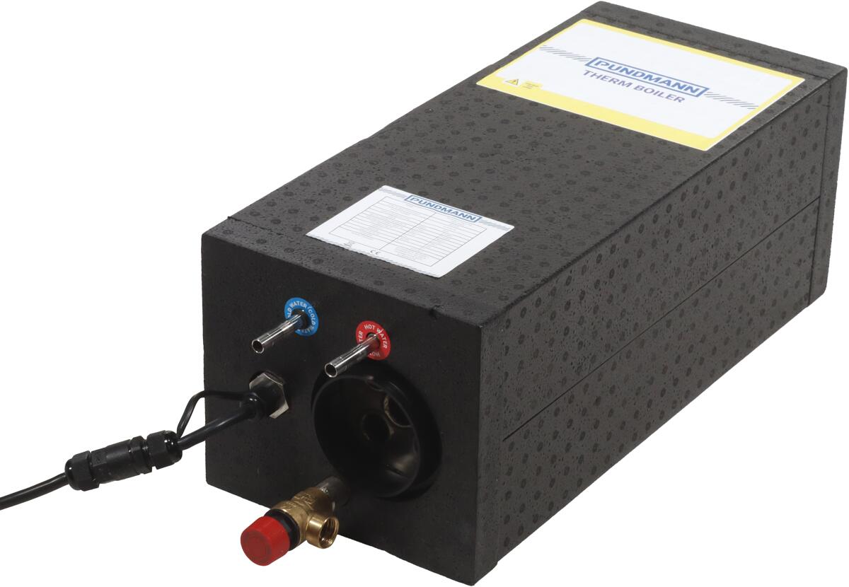 Pundmann Air Therm Boiler Campingboiler Warmwasserbereiter 9 Liter 230V 500 Watt Wohnwagen Wohnmobil
