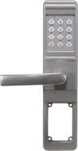 EffEff 495108----91B86 Codeschloss Türsicherung Zahlencode Ausführung A 38-50mm silber