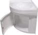 Eckwaschbecken mit Unterschrank 418x418x510mm Camping Reisemobil
