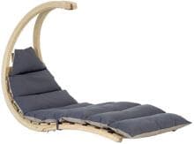 Amazonas Swing Lounger Schwebeliege Hängesessel Camping Garten Terrasse Outdoor anthracite