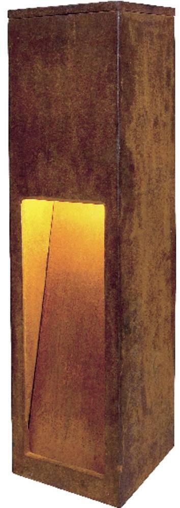 SLV 229410 Rust Slot 50 Außenstandleuchte Energiesparlampe E27 11W eisen gerostet