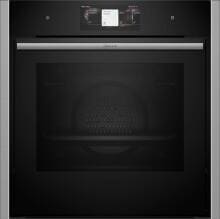 Neff B64FT33N0 N90 Einbau-Dampfbackofen 60cm breit 71 Liter Wassertank TFT-Display Grill CircoTherm Kindersicherung schwarz/Edelstahl