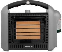 Brunner Devil Megaheater XL Heizstrahler Heizgerät Heizung 4,2kW Camping Wohnwagen grau