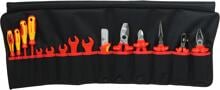 Knipex 98 99 13 Werkzeugset Sicherheits-Rolltasche Werkzeug-Rolltasche Elektriker 15tlg