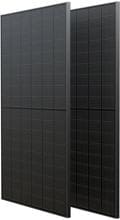 EcoFlow monokristallines Solarpanel Solarmodul 2x400 Watt starr schwarz