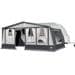 Dorema Milano Wohnwagen-Vorzelt Gr. 10 Umlauf 875-900cm Stahl-Gestänge 25mm Camping anthrazit