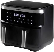DOMO DO537FR Heißluft-Fritteuse Airfryer 8 Liter Überhitzungsschutz Timerfunktion Display schwarz