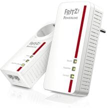 AVM FRITZ!Powerline 1260 WLAN Network Bridge Kit 1200MBit/s weiß