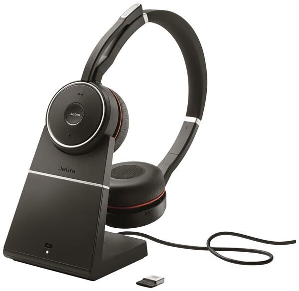 Jabra Evolve 75 Second Edition Headset UC Telefon On Ear Funk Bluetooth kabelgebunden Stereo schwarz