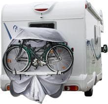 Hindermann Concept Zwoo Fahrradschutzhülle Schutzhülle für 2 E-Bikes wasserabweisend grau