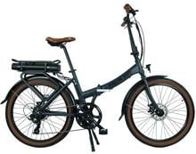 Blaupunkt Frida 500 Faltrad Fahrrad City-E-Bike 24" 6-Gang braun schwarz