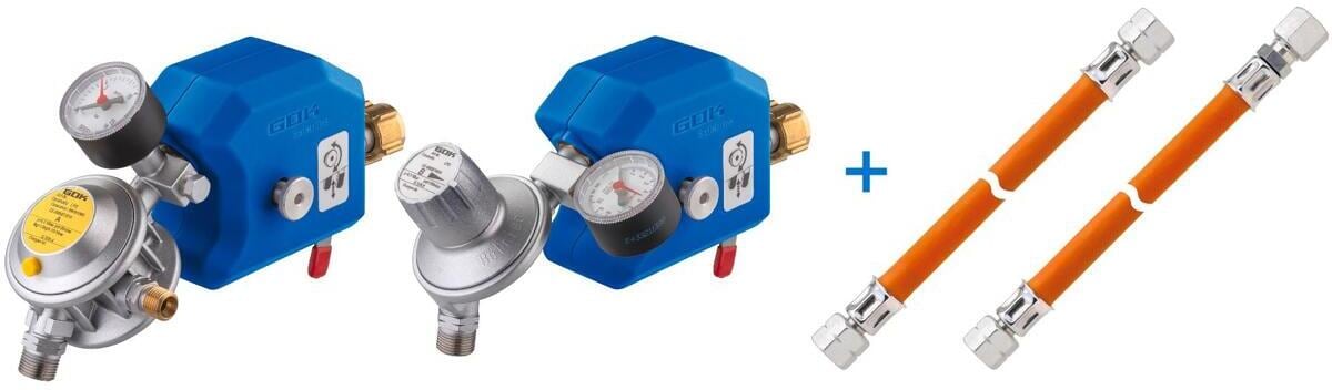 GOK Caramatic SafeDrive Plus Sicherheits-Gasdruck-Regelanlage G.10 KLF 50mbar Camping Wohnwagen Wohnmobil