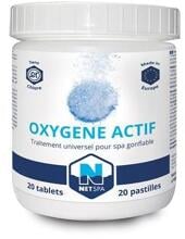 NetSpa Oxygene Actif Aktivsauerstoff 20 Tabletten Wasserpflege Poolpflege Desinfektion