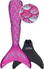 Fin Fun Meerjungfrauschwimmflosse Schwimmflossen Fischschwanz-Trikot Größe S/M pink
