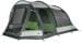 High Peak Meran 5.0 Tunnelzelt Familienzelt 5-Personen 440x300cm Camping Outdoor hellgrau dunkelgrau grün