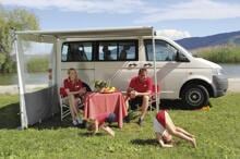 Fiamma F35 Pro 270 Markise Auszug 225cm Länge 270cm Minivan Kastenwagen Camping royal grey schwarz