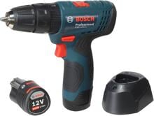Bosch GSB 120-LI Akku-Bohrschrauber 2x Akku Ladegerät 12V 2Ah Li-Ion