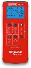Benning PV 1-1 Installationstester Spannung Strom Isolationswiderstand PV-Anlagentest USB rot
