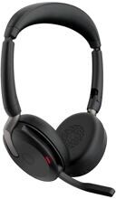 Jabra Evolve2 65 Flex Link380a MS On Ear Headset Kopfhörer Bluetooth Stereo Noise Cancelling Mikrofon schwarz