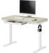 SpeaKa Professional SP-12061128 Sitz-Stehschreibtisch Schreibtisch elektrisch höhenverstellbar Holz weiß