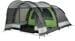 High Peak Brixen 5.0 Tunnelzelt Camping-Zelt Familienzelt 4-Personen 470x300cm Outdoor grau grün
