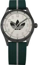 adidas Code Four Armbanduhr Analog-Uhr Quarz 5ATM 42mm Stahl Stoff grün