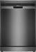 Siemens SN23EC03ME iQ300 Stand-Geschirrspüler 60cm breit aquaStop varioSchublade iQdrive AquaSensor Home Connect Kindersicherung 14 Maßgedecke black inox