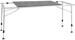 Travellife Sorrento Extended Campingtisch Klapptisch 4-8 Personen ausziehbar grau