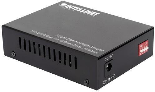 Intellinet 508544 Gigabit Ethernet Medienkonverter 10/100/1000Mbits schwarz