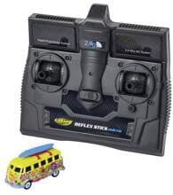 Carson Modellsport Flower Power 1:87 VW T1 RC Einsteiger Modellauto Elektro Bus 100% RtR 2,4GHz