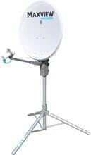 Maxview Precision 75 Portable Satantenne Sat-Anlage mit Stativ 75cm Single LNB weiß