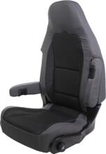 Sportscraft S10.1 Pilotensitz Lordosenstütze Fahrerseite Camping Wohnmobil Stoff Tavoc 2 schwarz grau