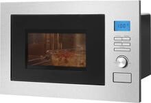 Bomann MWG 3001 H EB Einbau-Mikrowelle 25 Liter 59,5cm breit 900 Watt Heißluft Grill Edelstahl