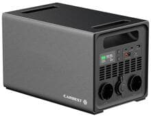 Carbest EnergyQube 800 Energieversorgung 1000W Sinus-Inverter MPPT-Regler 60Ah Camping Boot