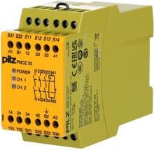 Pilz PNOZX3 Sicherheitsschaltgerät 24VAC 24VDC 3n/o 1n/c 1so