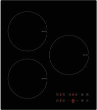 PKM IF3F autarkes Induktions-Kochfeld 45cm breit 3 Kochfelder 9 Heizstufen Touch Control Timer Kindersicherung schwarz