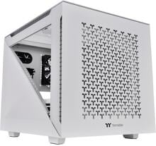Thermaltake Divider 200 TG Air Snow Micro-Tower PC-Gehäuse 2 Lüfter Seitenfenster Staubfilter weiß