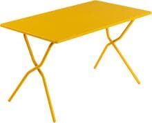 Lafuma Balcony II Metal Klapptisch Campingtisch 120x70cm gelb