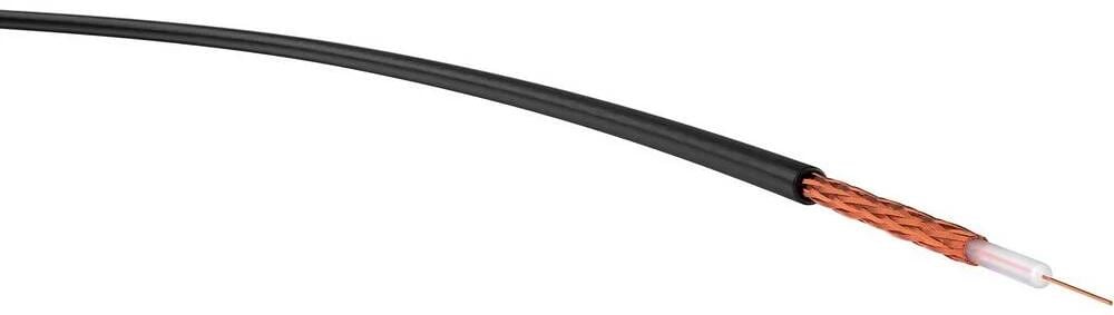 100 Meter VER RG 58 C/U 50 Ohm Sp.100 Koaxialkabel Ø 4,95mm RG schwarz