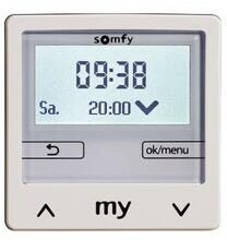 Somfy Chronis Smoove IB+ Zeitschaltuhr für Rolläden Markisen ohne Rahmen weiß