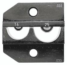 Rennsteig Werkzeuge 624 033 3 0 Crimpeinsatz Kabelschuhe Verbinder unisoliert 16-25mm²