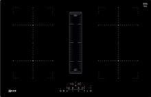 Neff T48CD7AX2 N70 Induktions-Kochfeld mit Dunstabzug 80cm breit Glaskeramik TouchControl Power Move schwarz