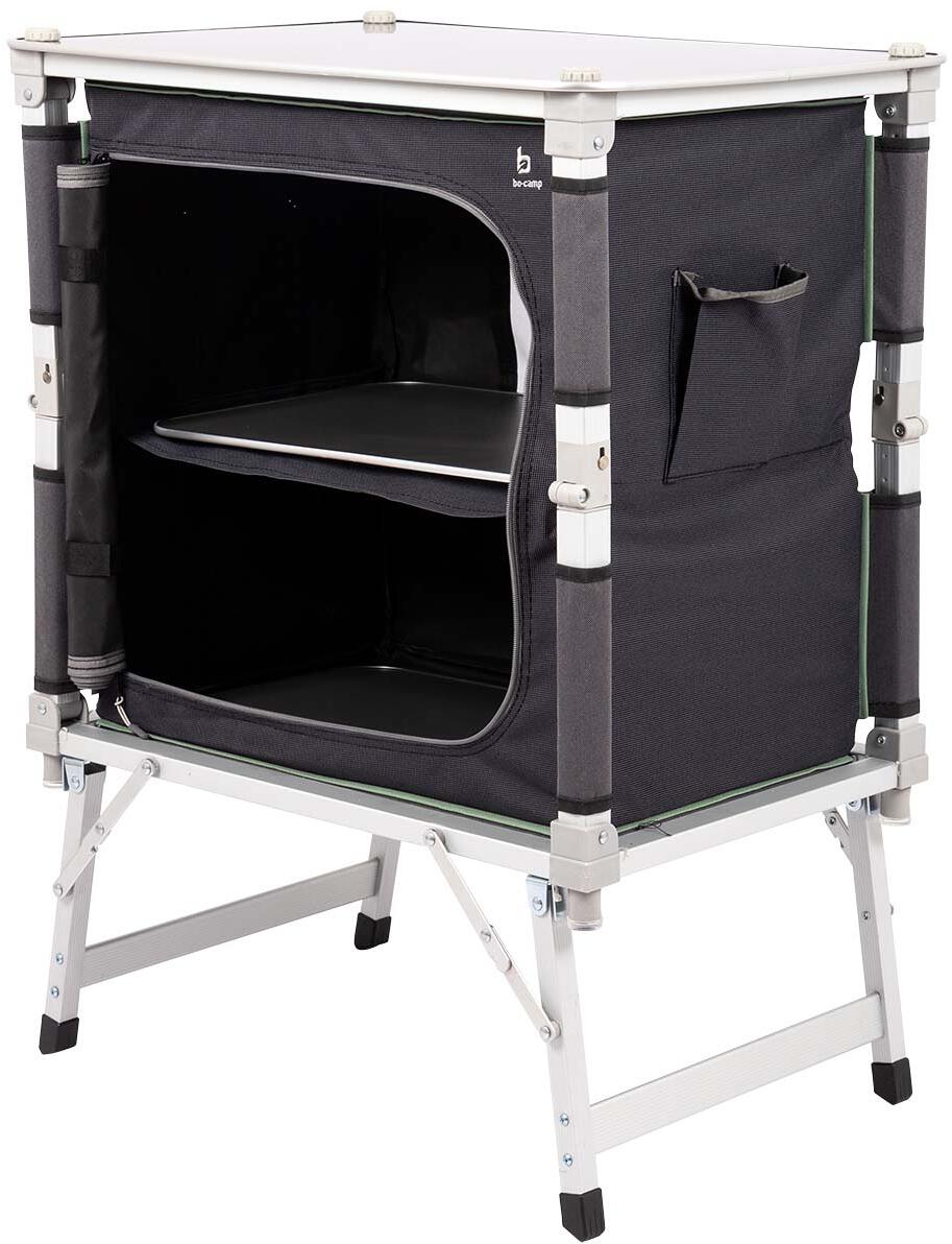 Bo-Camp Edith Faltschrank Kochinsel 65x45cm Camping anthrazit