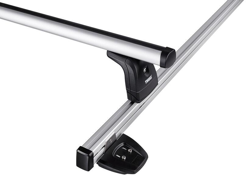 Thule SmartClamp Längsschienen Roof Rack Markisenpaket für Fiat Ducato H2L2 Länge 280cm Camping