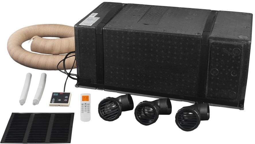 Vechline Staukastenklimaanlage Klimagerät 2600W Camping Wohnwagen Wohnmobile