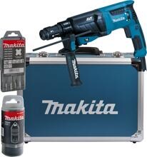Makita HR2631FT13 SDS-Plus-Kombihammer Schlaghammer Schlagbohrhammer 800 Watt blau schwarz