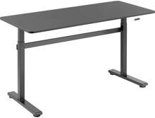SpeaKa Professional SP-9007520 Sitz-Steh-Schreibtisch Büro Tisch 1400x600mm höhenverstellbar schwarz