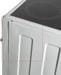 Exquisit ECM 6-4 Elektro-Standherd 60cm breit 61 Liter Glaskeramik-Kochfeld Umluft weiß