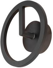 SLV Q-RING LED Außenwandleuchte Außenleuchte 10W 3000K dimmbar schwarz